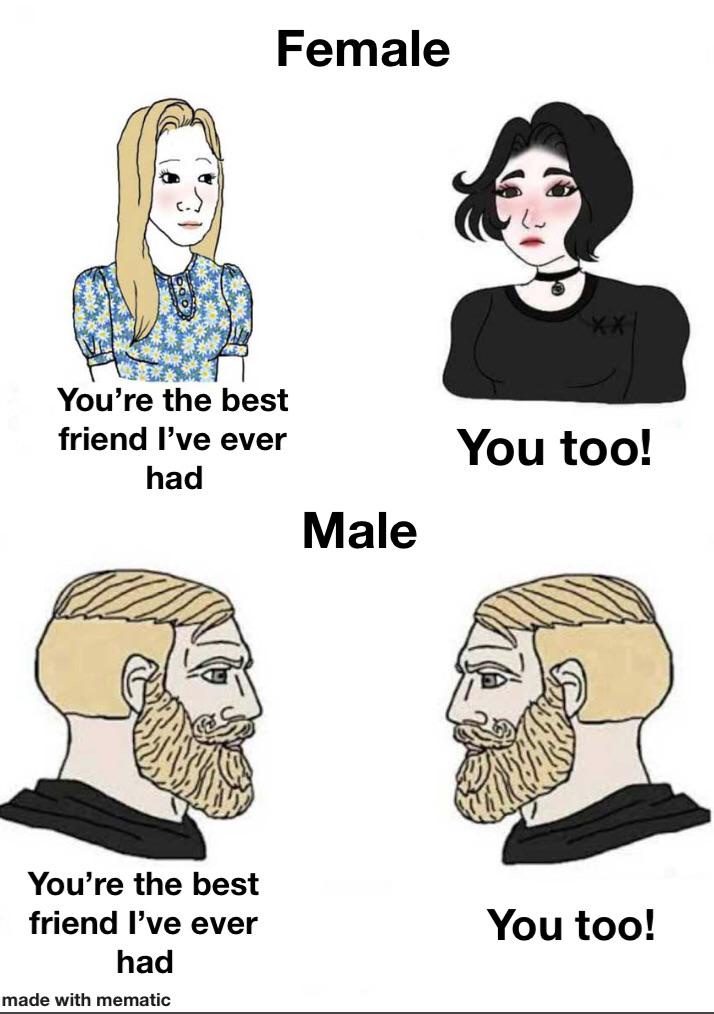 20 Wholesome Memes to Brighten Your Day and Warm Your Heart 14 Female vs male