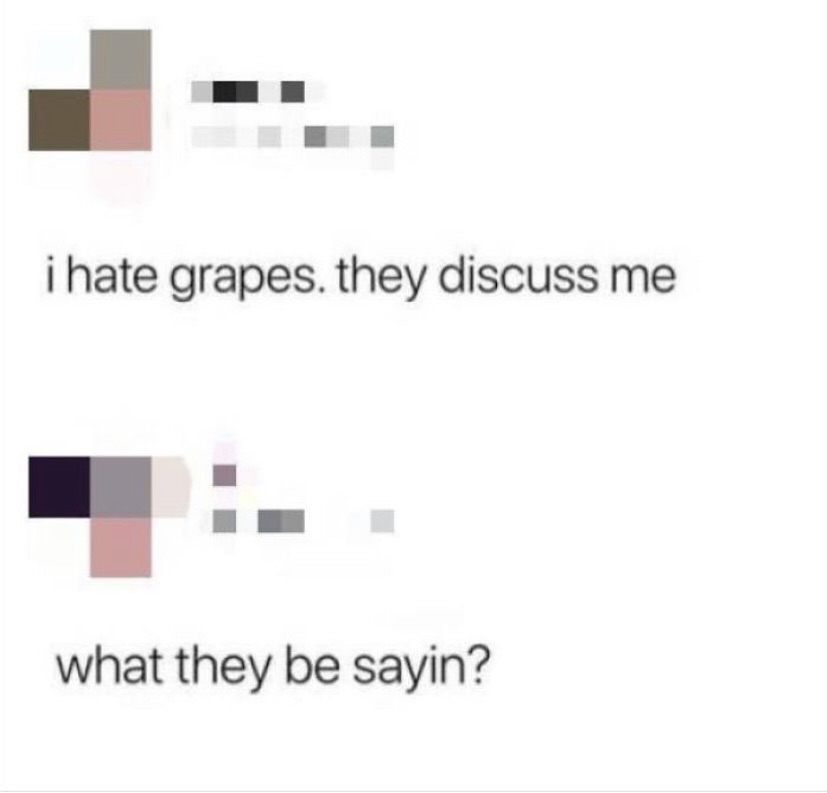 30 Funny Typos That Created Unexpected Humor 12 I hate grapes - funny typos