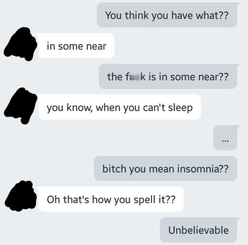 30 Funny Typos That Created Unexpected Humor 14 Insomnia - funny typos