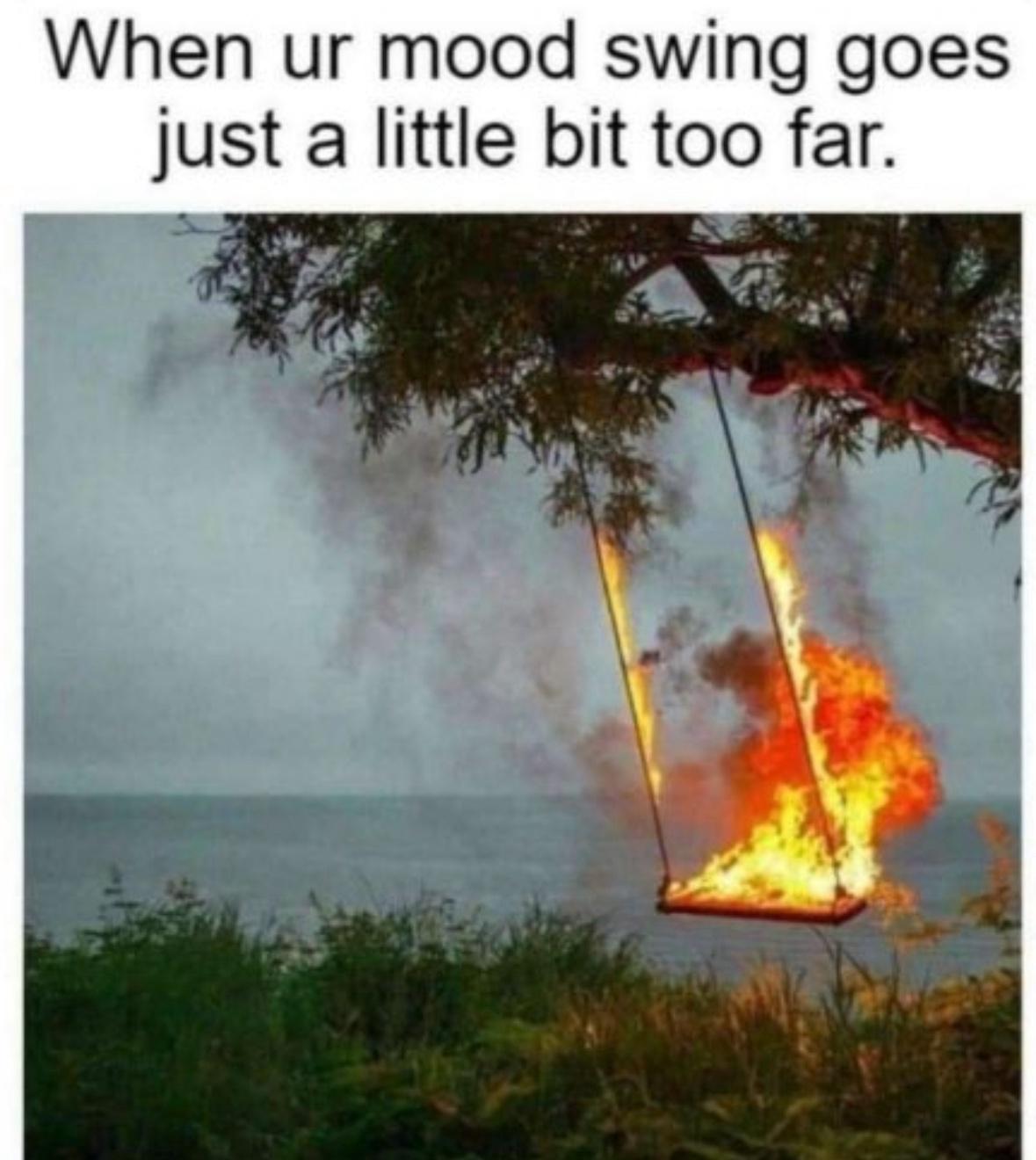 25 Trauma Memes to Make You Laugh Through the Pain 11 Mood swing goes a bit too far - trauma memes