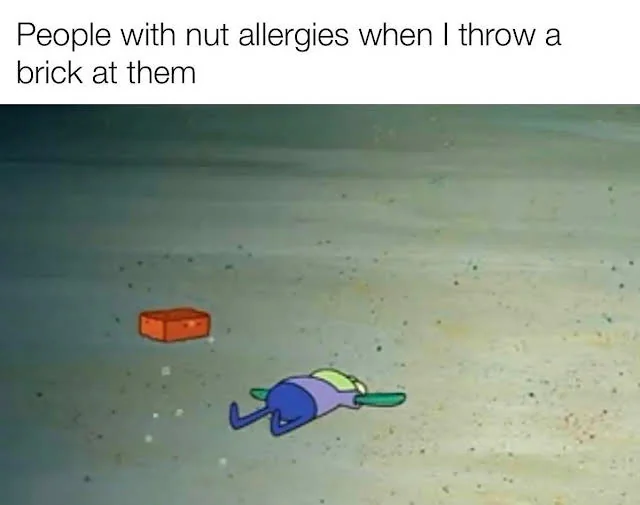 22 Hard Jokes That Took People a While to Decode 22 People with nut allergies