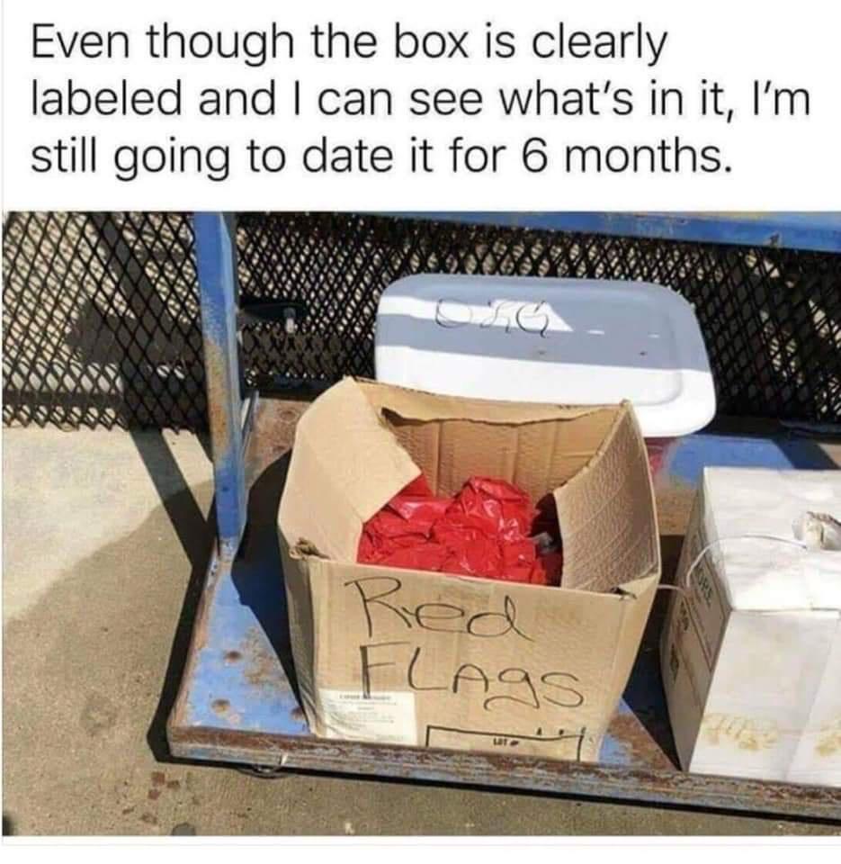 25 Memes for a Wholly Unexpected Experience 13 Red flags
