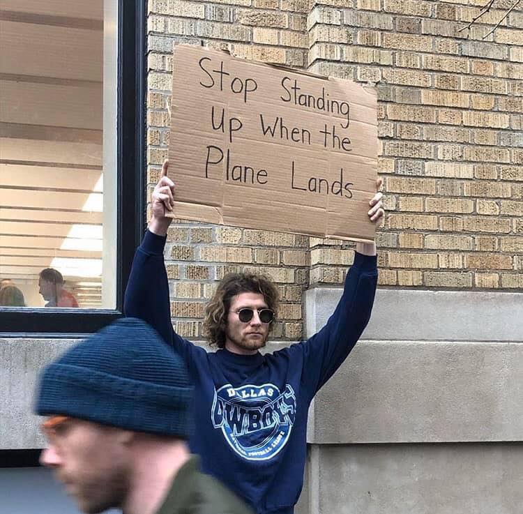 "Dude With Sign" Is The Hero We Need: A Roundup Of His Most Valuable Messages 24 Stop standing