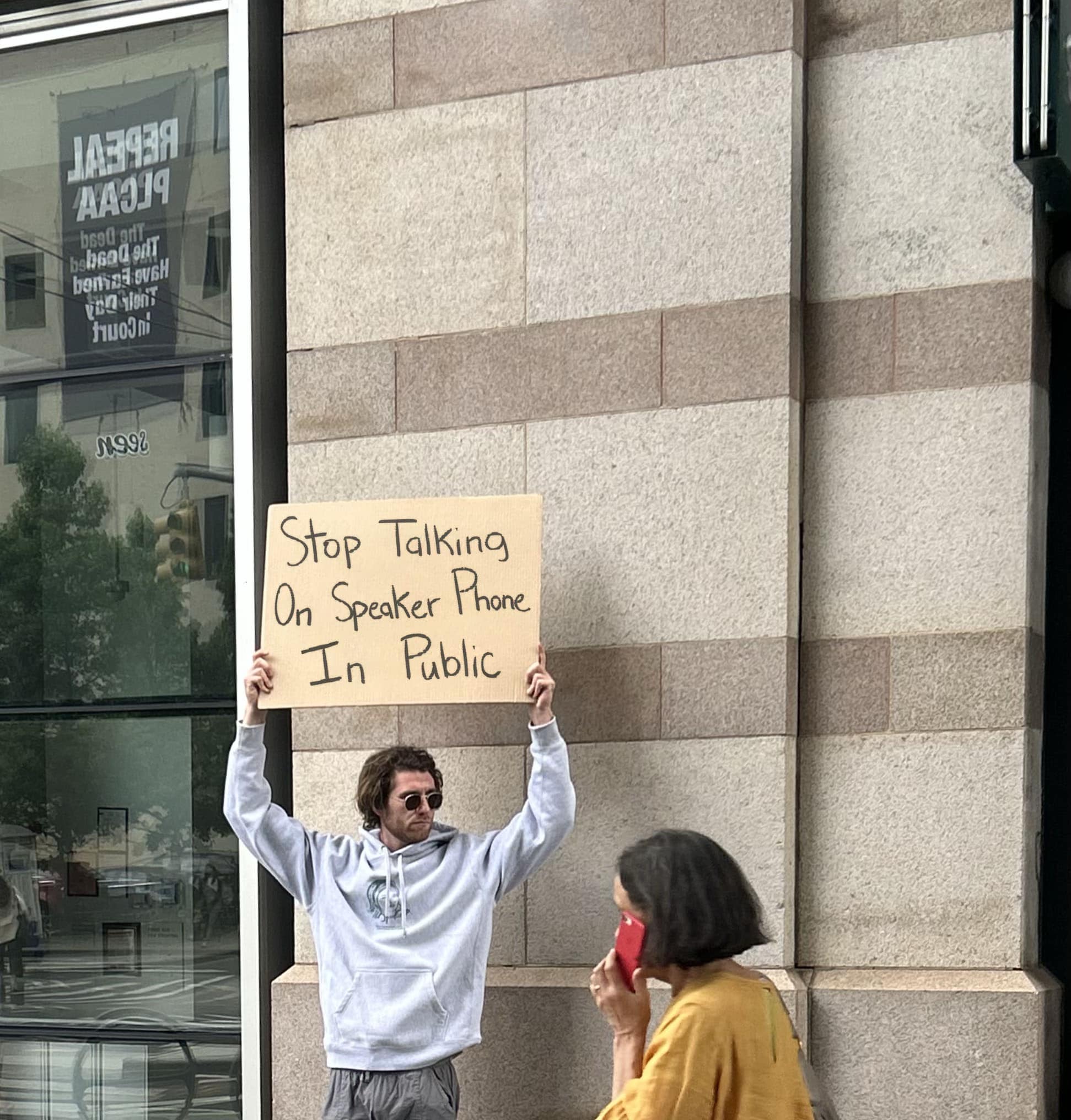 "Dude With Sign" Is The Hero We Need: A Roundup Of His Most Valuable Messages 17 Stop talking