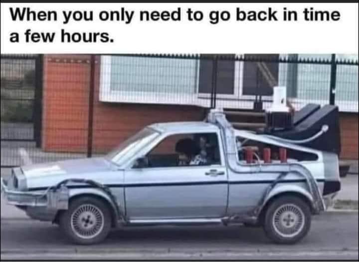 24 Sci Fi Memes That Feature Robots, Spaceships, and LOLgorithms 17 When you only need to go back in time