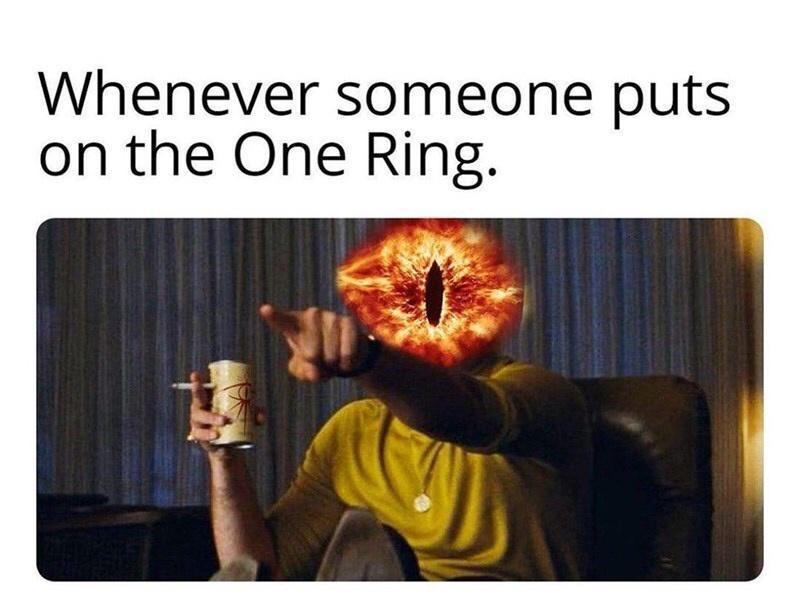24 Sci Fi Memes That Feature Robots, Spaceships, and LOLgorithms 19 Whenever someoen puts on the ring