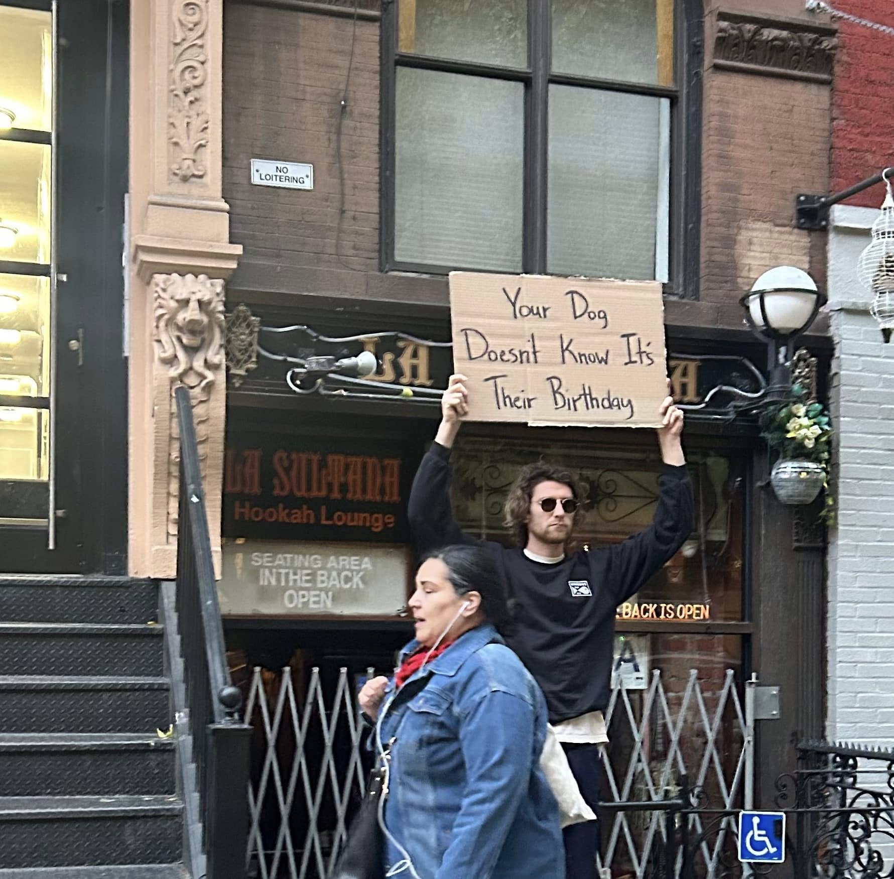 "Dude With Sign" Is The Hero We Need: A Roundup Of His Most Valuable Messages 4 your dog