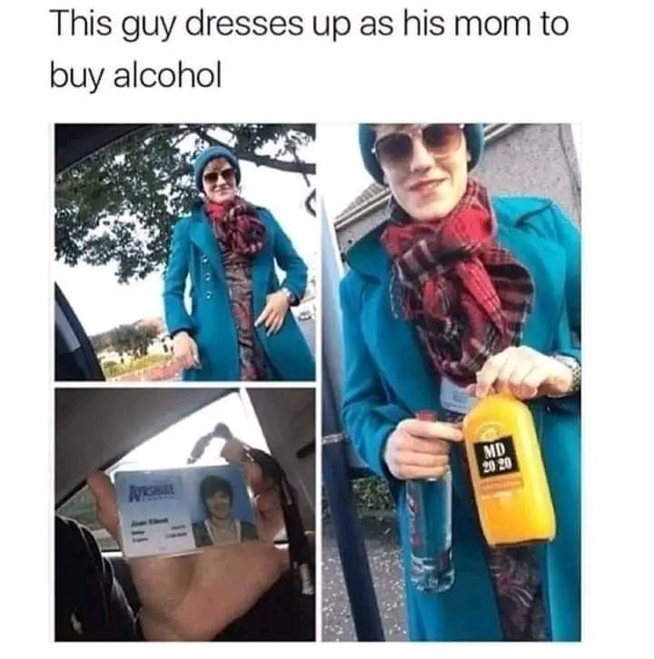 25 Eccentric Human Moments Showcased on 'Humans Doing Human Things' 6 guys dressd up as mom - Eccentric Human Moments