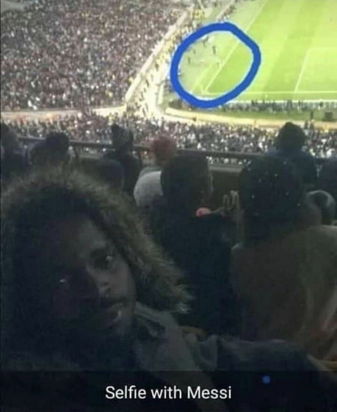 25 Eccentric Human Moments Showcased on 'Humans Doing Human Things' 15 selfie with messi - Eccentric Human Moments