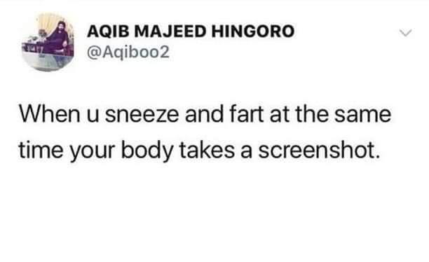 25 Memes Tailored for a Quick Break 18 when you sneeze and fart