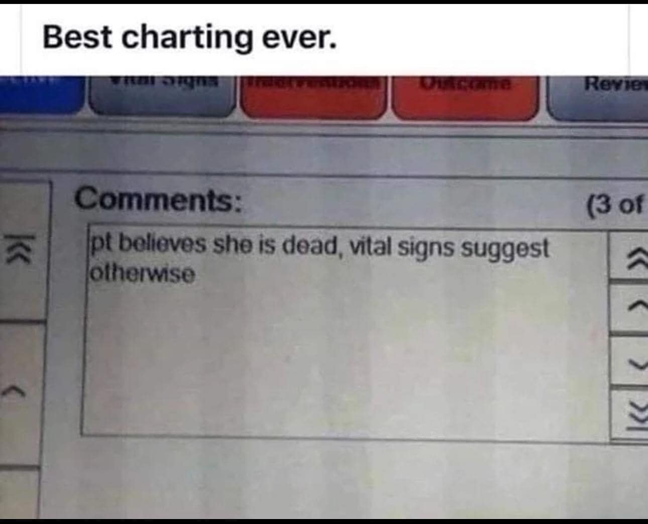 20 Nurse Memes That Inject Laughter into the Daily Medical Drama 2 Best charting ever - Nurse Memes