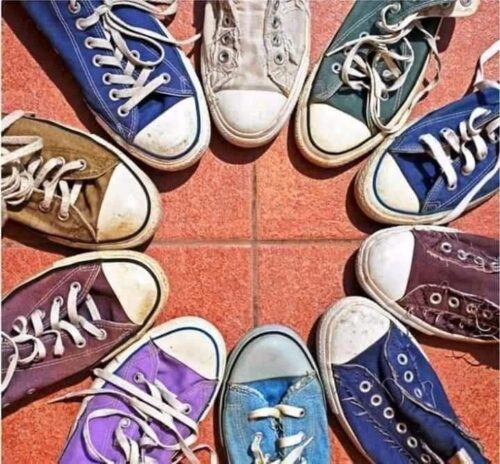 20 Oddly Satisfying Images That Can Help Ease Your Perfectionist Anxiety 19 Converse - satisfying images