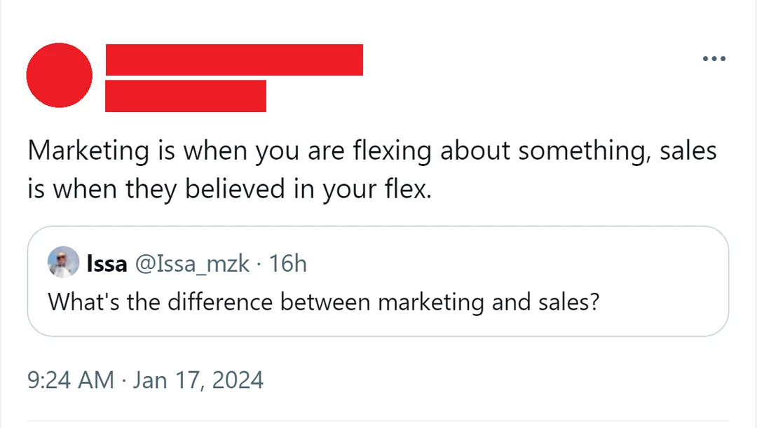 20 Sales Memes for Anyone in the Industry 4 Marketing is when youre flexing - sales memes