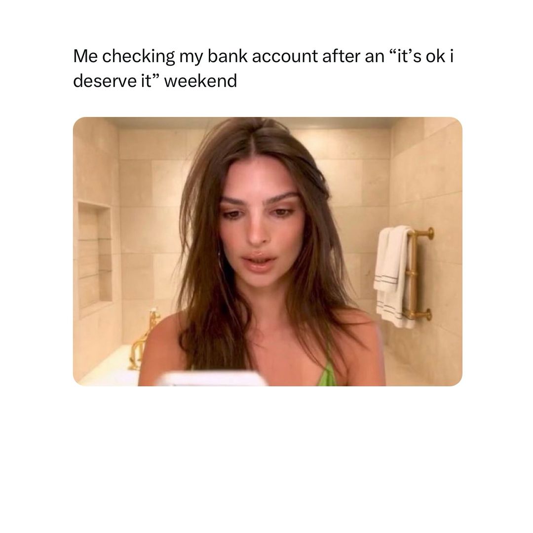 Me checking my bank account - Iconic Memes