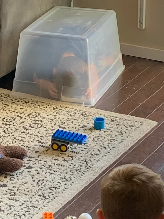 25 Dumb Things Kids Have Ever Said Or Done - Guaranteed To Make You Laugh 16 My sons latest attempt at “hide and seek”.