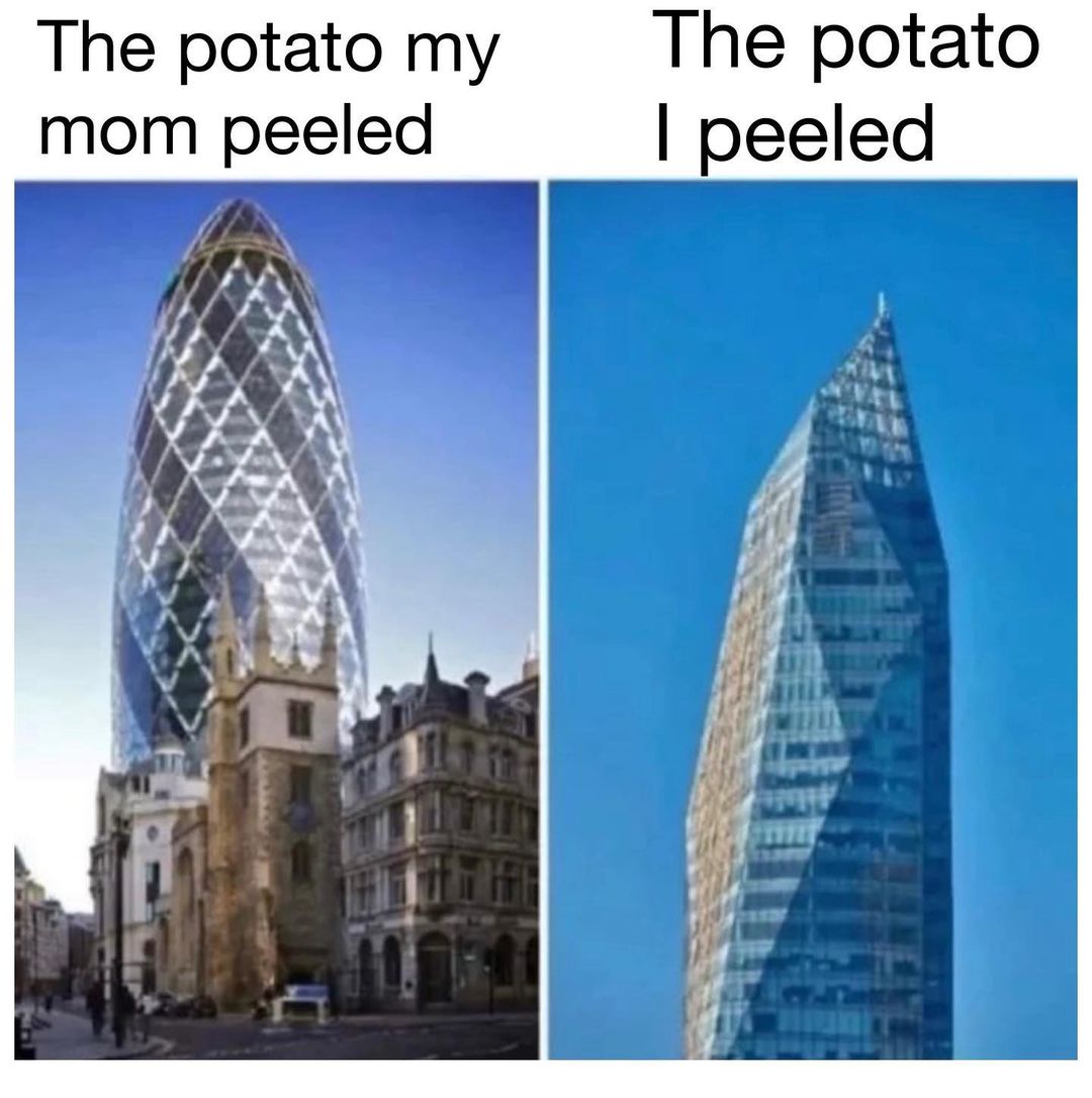 15 Memes to Look on the Brighter Side 8 Potato my mom peeled