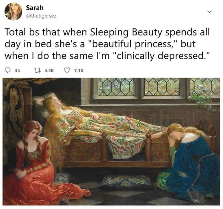 15 Sad & Touchy Memes With A Pinch Of Lonely Memes 13 Sleeping beauty - sad and touchy memes