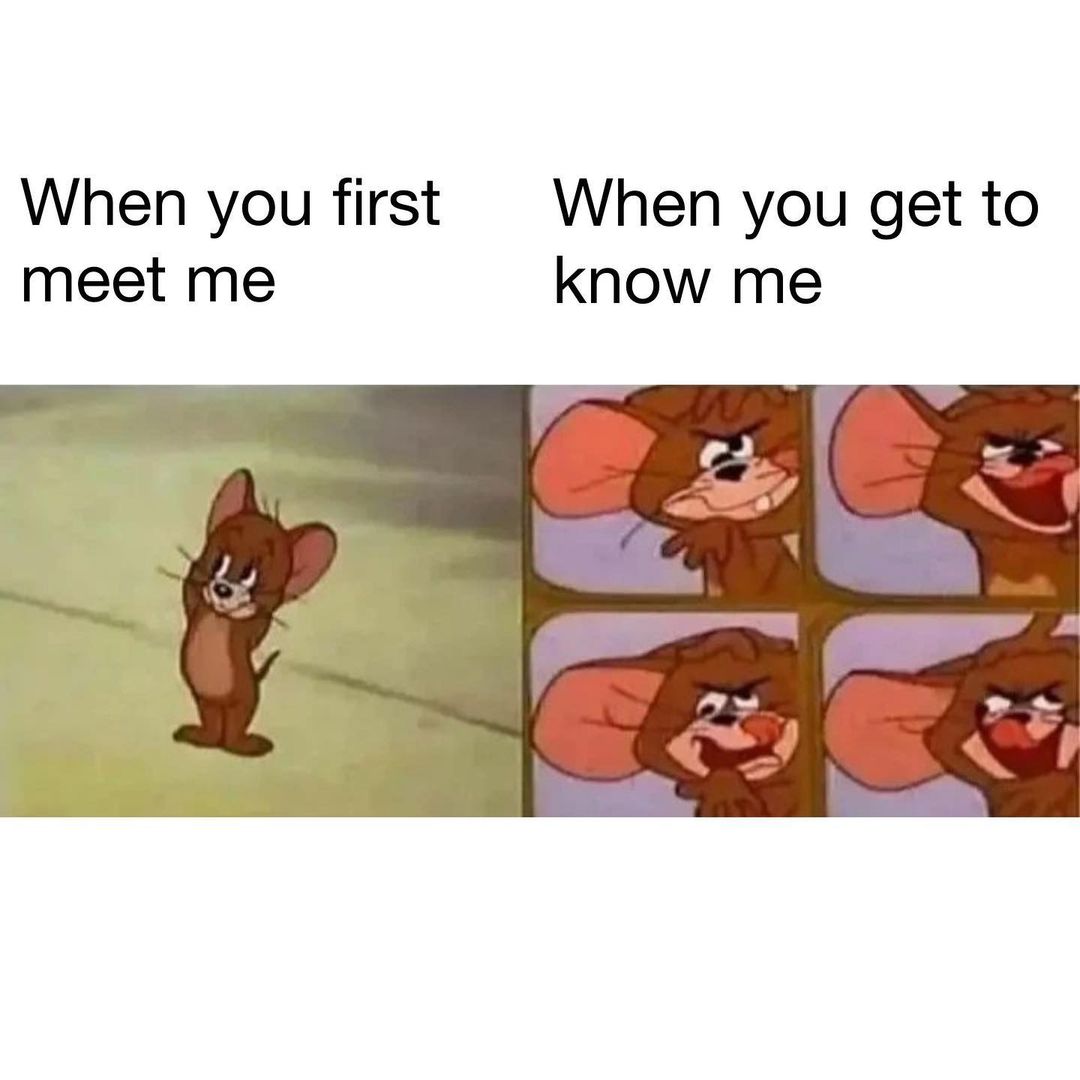 15 Memes to Look on the Brighter Side 15 When you first meet me