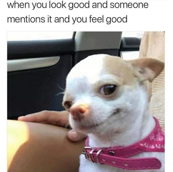 25 Compliment Memes: See How Guys React When They're Praised! 24 When you look good - compliment memes