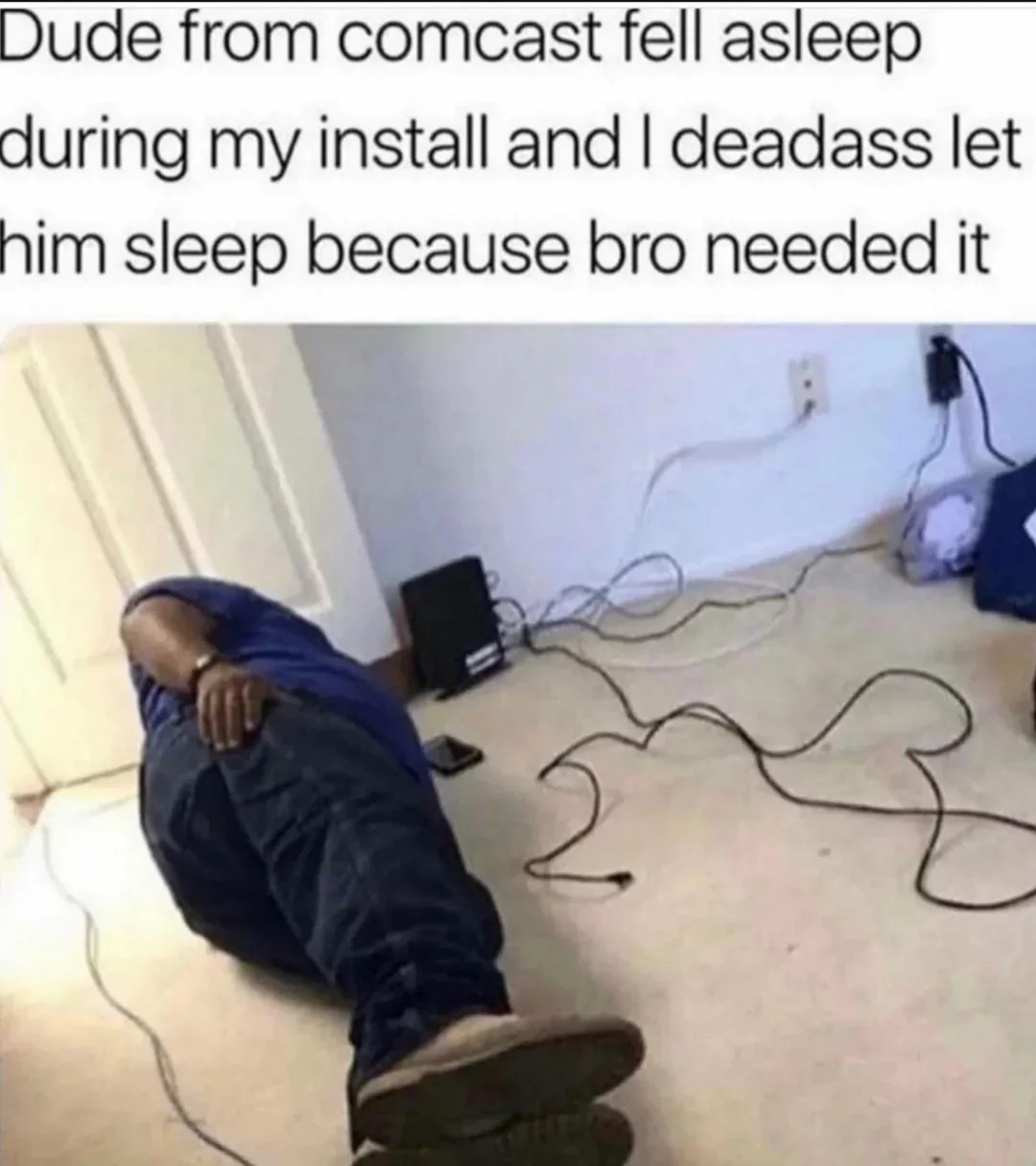 20 Best Sleep Memes for World Sleep Day 1 dude from comcast - best sleep memes