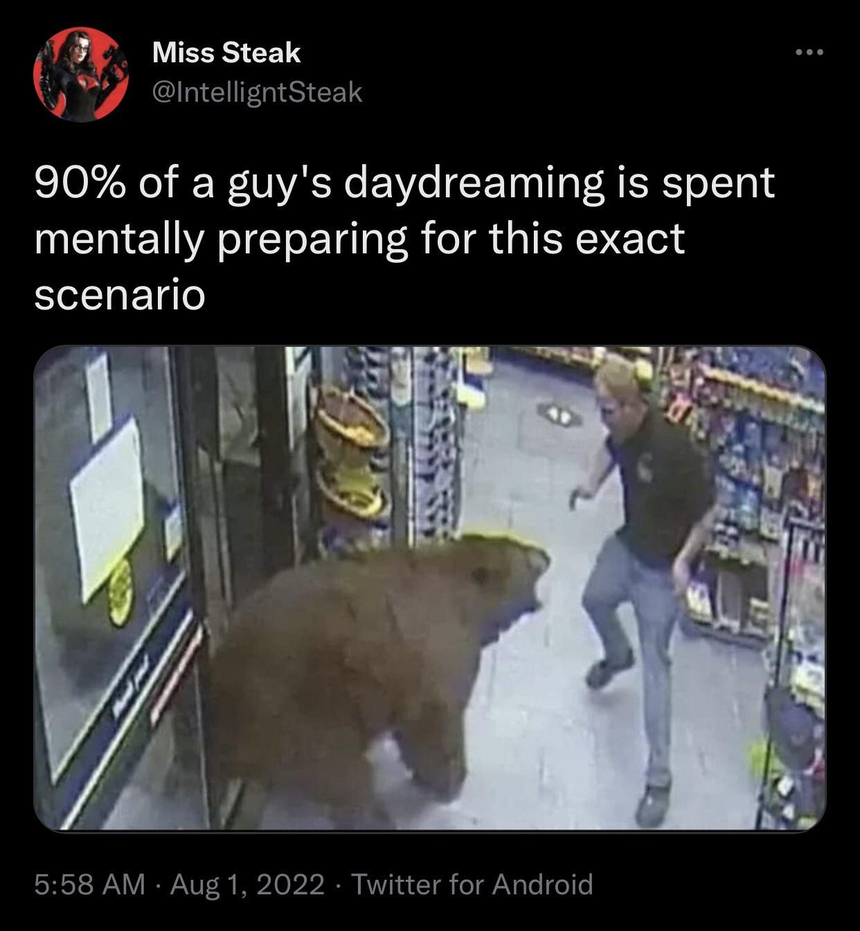 20 Bear Memes That Are Unbearably Hilarious and Adorable 24 guys daydreaming