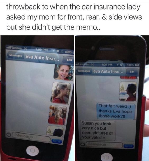 10 Funny Wholesome Memes for Instant Happiness 2 Car insurance lady - funny wholesome memes
