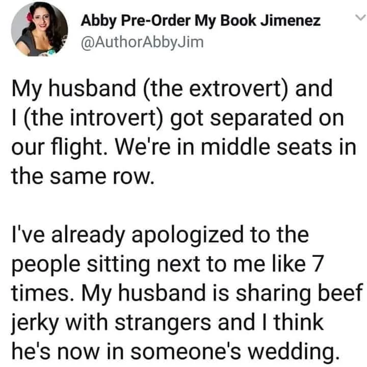 20 Memes That Show What Happens When An Extrovert Meets An Introvert 19 My husband extrovert