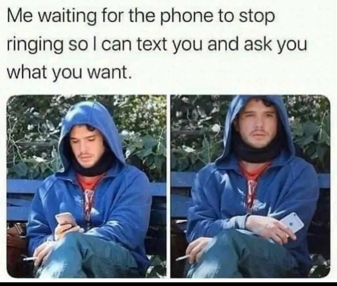 Waiting for phone