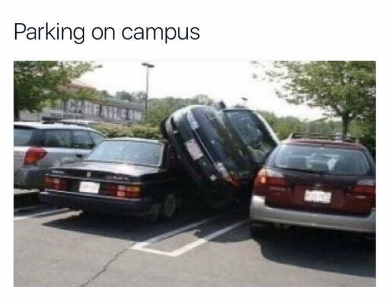 25 Clean Memes That Will Make You Feel Good Inside 22 parking on campus