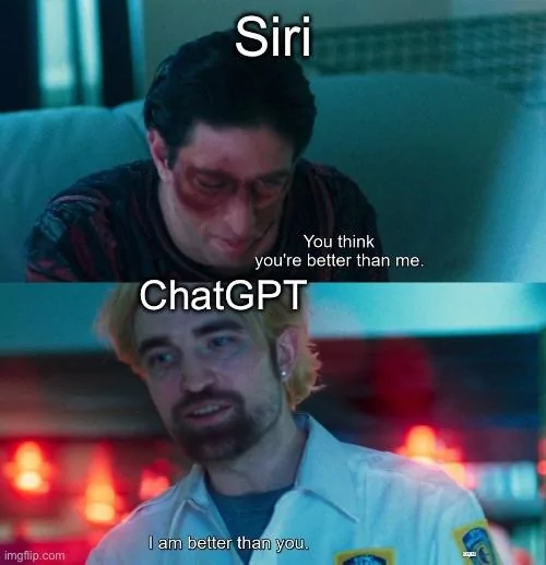 27 Hey Siri Memes That Will Make You Wish You Had A Personal Assistant 25 siri vs chatgpt