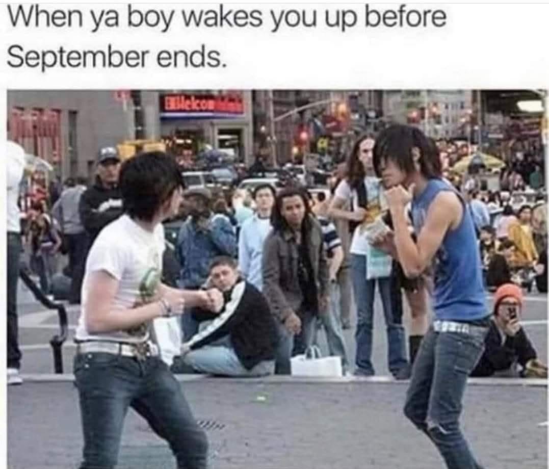 Boy wakes you up