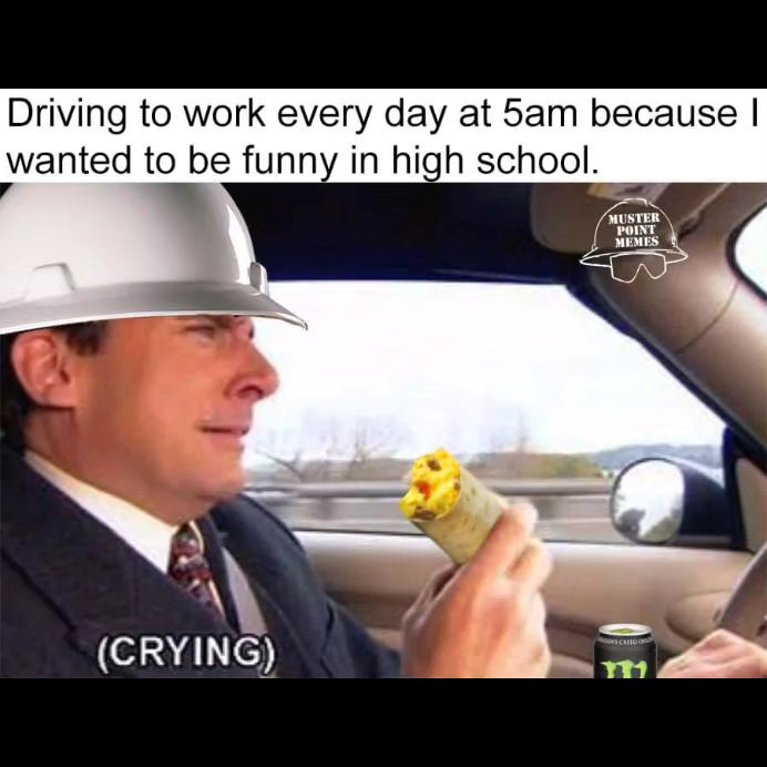 25 Construction Worker Memes That Hit the Nail on the Head 4 Driving to work - Construction Worker Memes