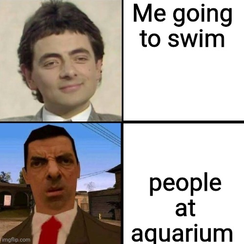 25 Mr Bean Memes That Will Never Fail To Make You Laugh 22 Going to swim