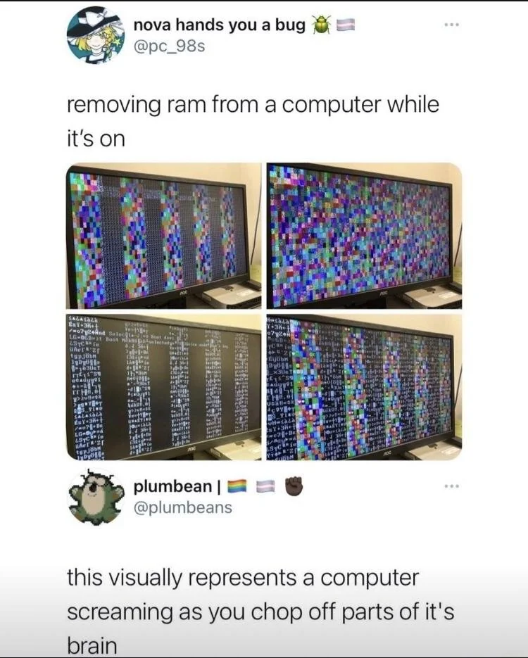 20 Funny Tech Mishaps That Had Support Teams in Tears 12 Look how they murdered my boy. - Funny Tech Mishaps