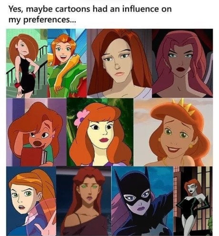 20 Redhead Memes to Celebrate World Redhead Day with Laughter 6 Maybe cartoons had influence - Redhead Memes