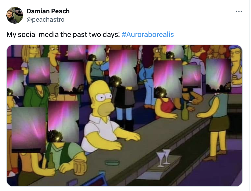 20 Hilarious Memes About Missing the Northern Lights 12 My social media the past two days! - northern lights memes