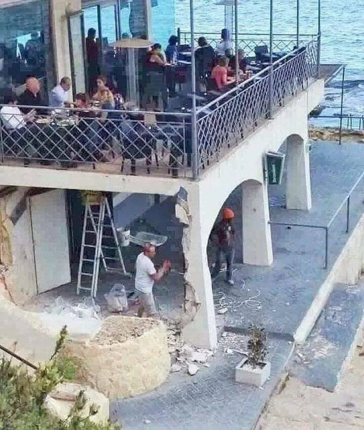 "OSHA Violation But OK": 20 Risky Acts of Workplace Safety Defiance 8 No caption needed - OSHA Violation