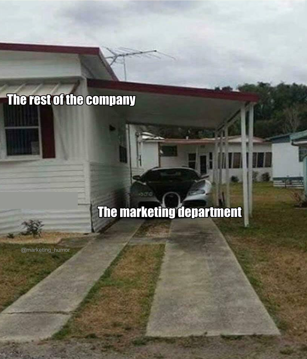 25 Marketing Memes to Celebrate World Marketing Day 18 The rest of the company - Marketing Memes