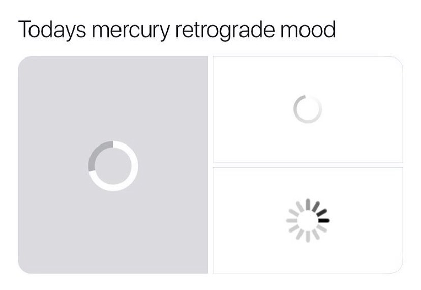 Todays mercury - Astrology Memes