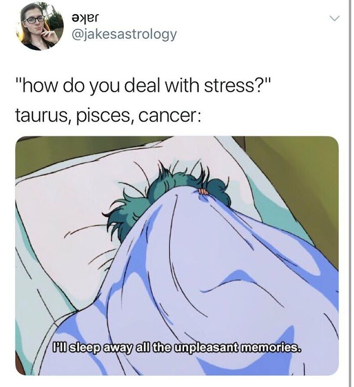 how d you deal with stress - Astrology Memes