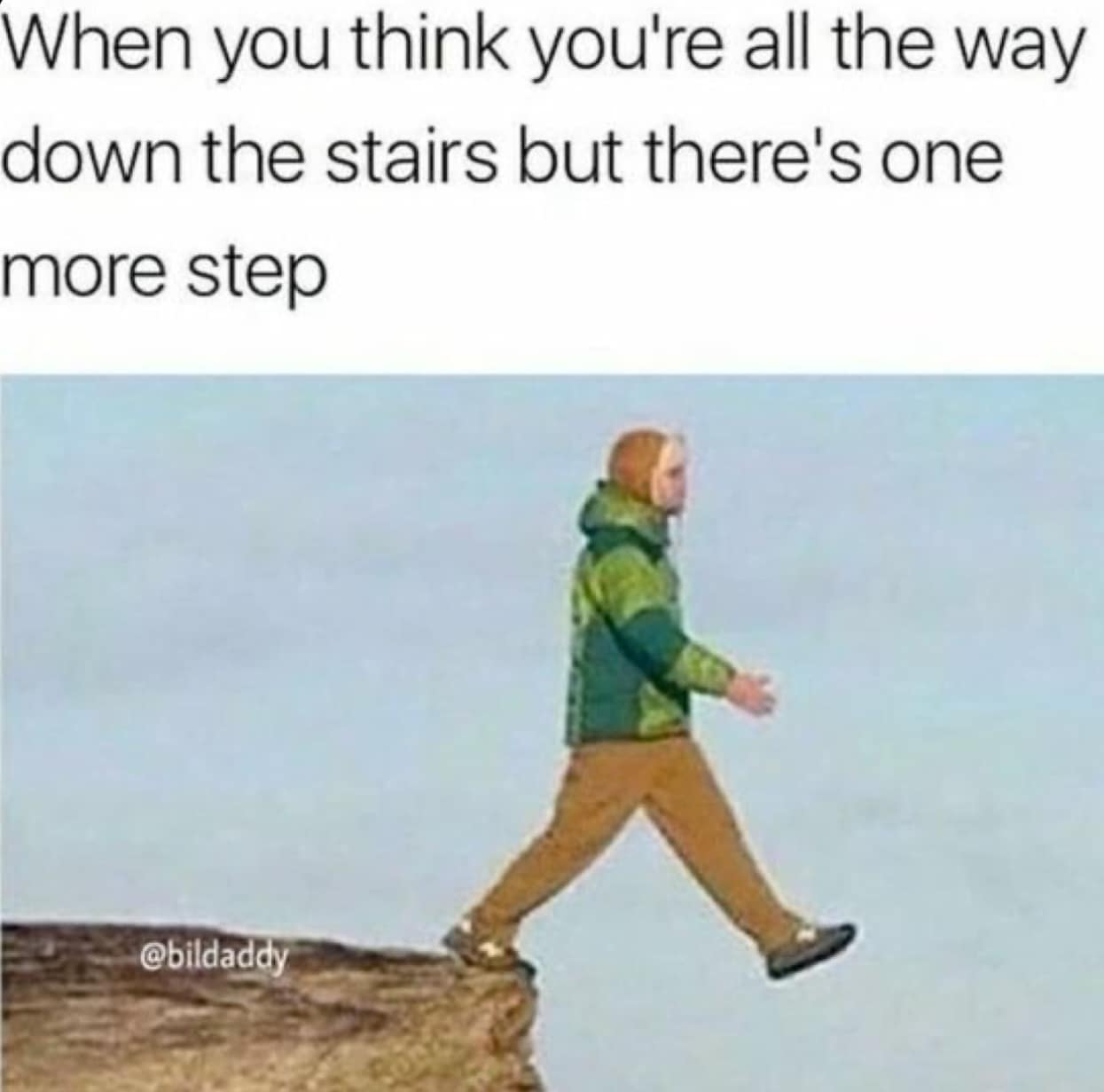 25 Totally Random Memes That Are Weirdly Relatable 3 All the way down the stairs - Totally Random Memes