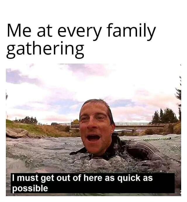 25 Shy Introvert Memes That Will Make You Laugh Silently 5 Family gathering - Shy Introvert Memes