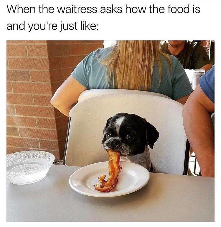 How the food is