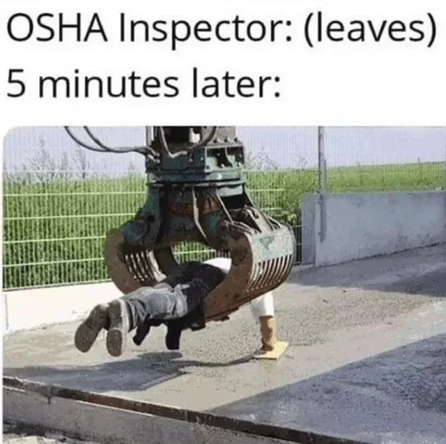 I mean if the grabber is closed before getting in I don't see the harm.