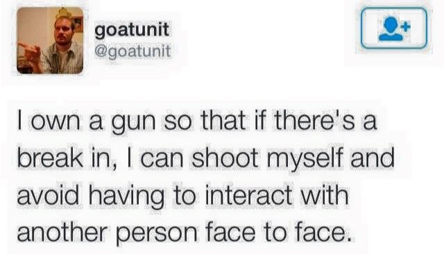 25 Fun Memes Will Make You Laugh So Hard, Your Neighbors Will File a Noise Complaint 24 I own a gun