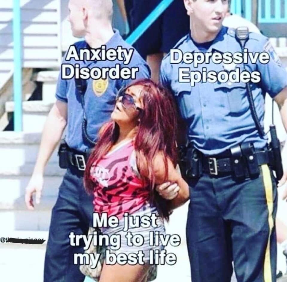 25 Mental Health Memes That Nail The Struggles We All Face 23 Me just trying to live