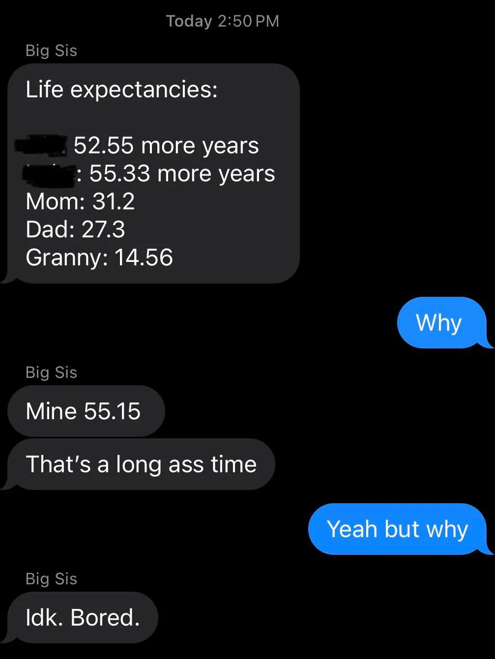 20 Hilarious Text Messages That Were Too Funny to Keep Private – Screenshots You Have to See 14 My sister on a normal Monday - Hilarious Text Messages