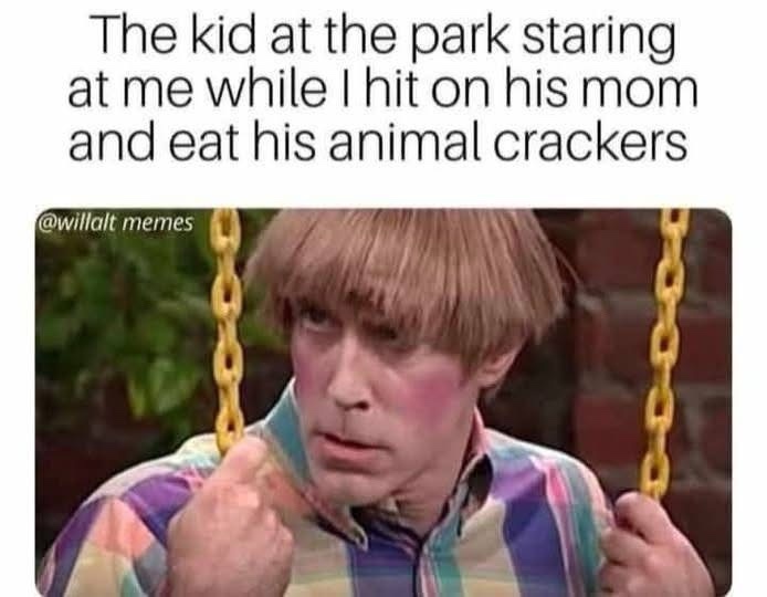 30 Random Laughs for the Good, the Bad, and the Quirky 29 The kid at the aprk