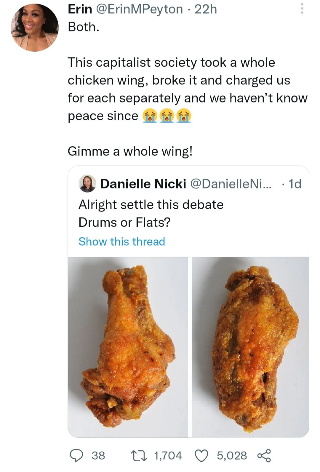 20 Chicken Wings Memes to Spice Up Your International Chicken Wing Day Celebration 14 This capitalist society - Chicken Wings Memes