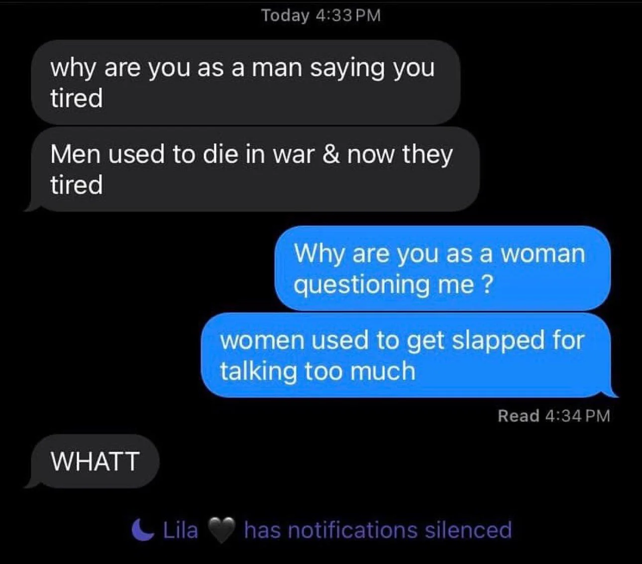 24 Times Sexist Trolls Were Destroyed In Just A Few Words 23 WHy are you as a man saying